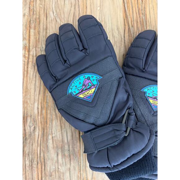 Vintage Thinsulate Thermal Insulation Ski Snow Gloves Large - Picture 2 of 5